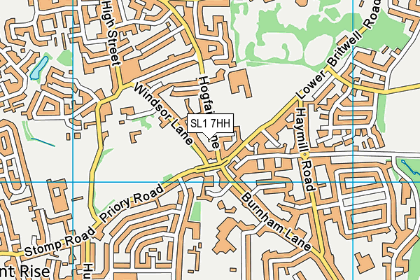 SL1 7HH map - OS VectorMap District (Ordnance Survey)