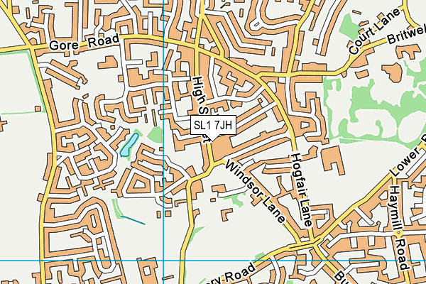 SL1 7JH map - OS VectorMap District (Ordnance Survey)