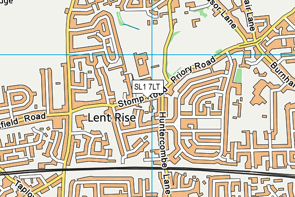 SL1 7LT map - OS VectorMap District (Ordnance Survey)