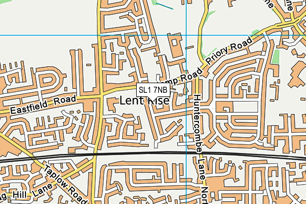 SL1 7NB map - OS VectorMap District (Ordnance Survey)