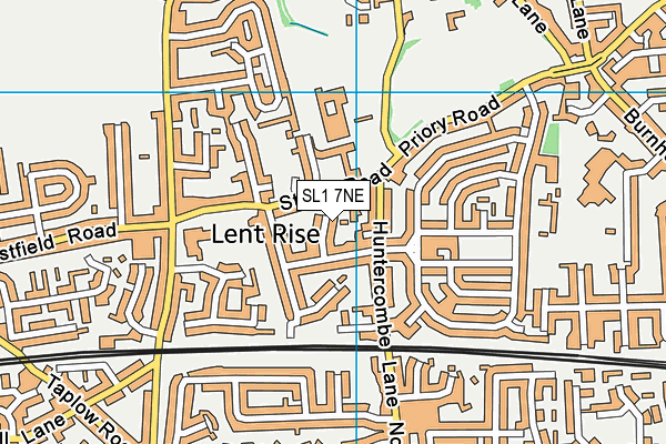 SL1 7NE map - OS VectorMap District (Ordnance Survey)