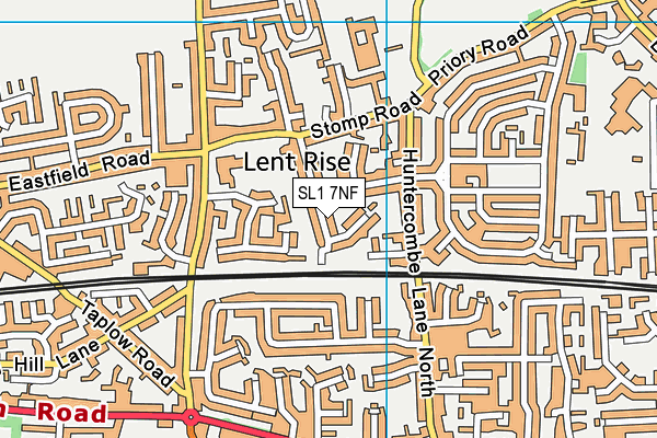 SL1 7NF map - OS VectorMap District (Ordnance Survey)