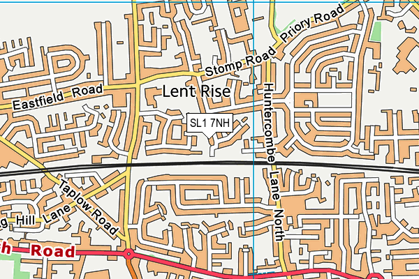 SL1 7NH map - OS VectorMap District (Ordnance Survey)