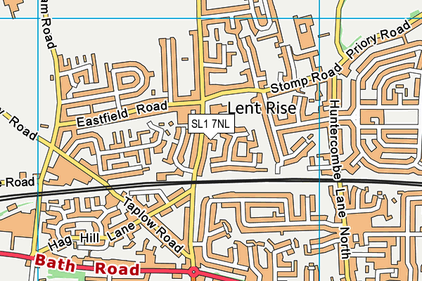SL1 7NL map - OS VectorMap District (Ordnance Survey)