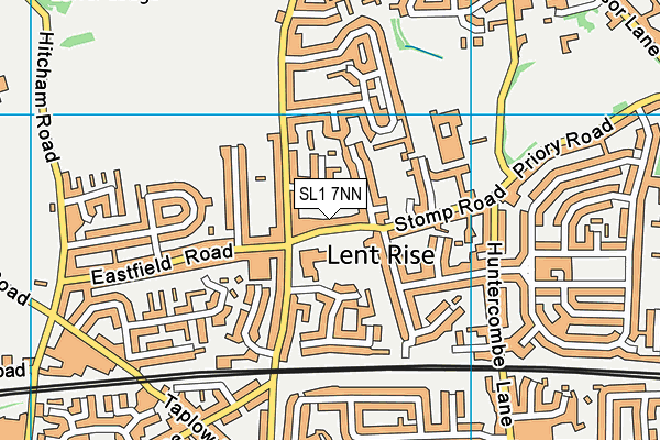 SL1 7NN map - OS VectorMap District (Ordnance Survey)