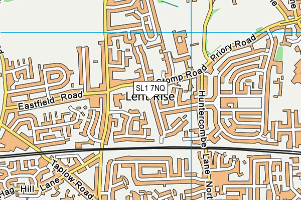 SL1 7NQ map - OS VectorMap District (Ordnance Survey)