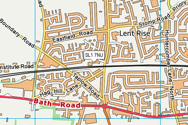 SL1 7NU map - OS VectorMap District (Ordnance Survey)