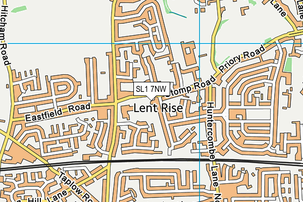 SL1 7NW map - OS VectorMap District (Ordnance Survey)