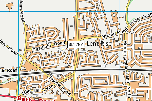 SL1 7NY map - OS VectorMap District (Ordnance Survey)