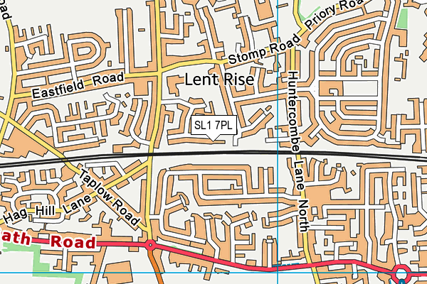 SL1 7PL map - OS VectorMap District (Ordnance Survey)