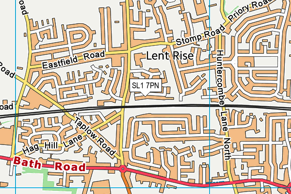 SL1 7PN map - OS VectorMap District (Ordnance Survey)