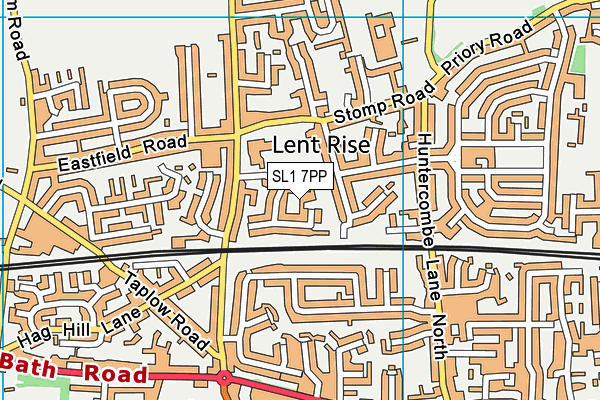 SL1 7PP map - OS VectorMap District (Ordnance Survey)