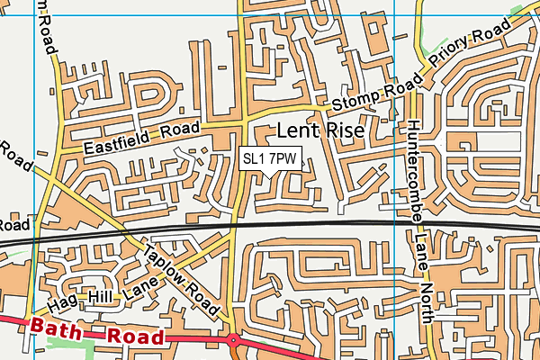 SL1 7PW map - OS VectorMap District (Ordnance Survey)