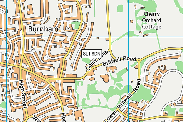 Map of BODMIN DENTAL CARE LIMITED at district scale