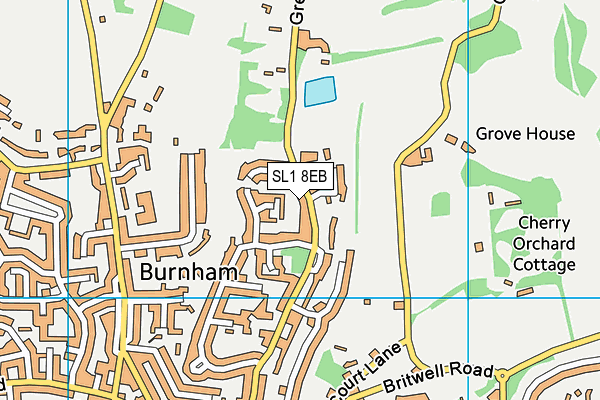 SL1 8EB map - OS VectorMap District (Ordnance Survey)
