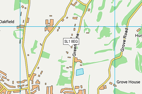 Burnham Beeches Golf Club map (SL1 8EG) - OS VectorMap District (Ordnance Survey)