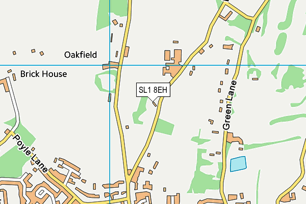 SL1 8EH map - OS VectorMap District (Ordnance Survey)