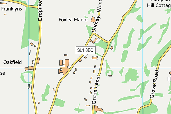 SL1 8EQ map - OS VectorMap District (Ordnance Survey)