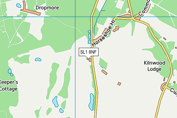 Lambourne Golf Club map (SL1 8NF) - OS VectorMap District (Ordnance Survey)