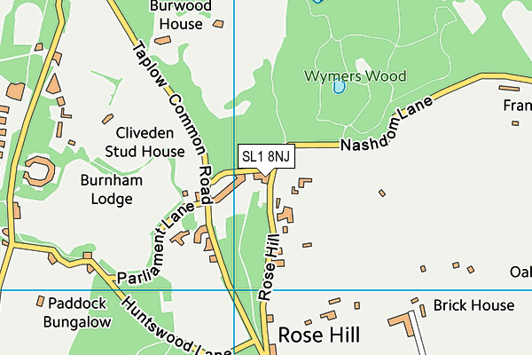 SL1 8NJ map - OS VectorMap District (Ordnance Survey)