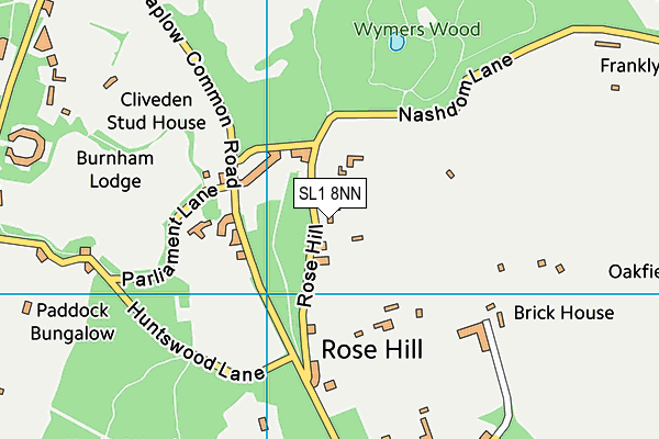 SL1 8NN map - OS VectorMap District (Ordnance Survey)