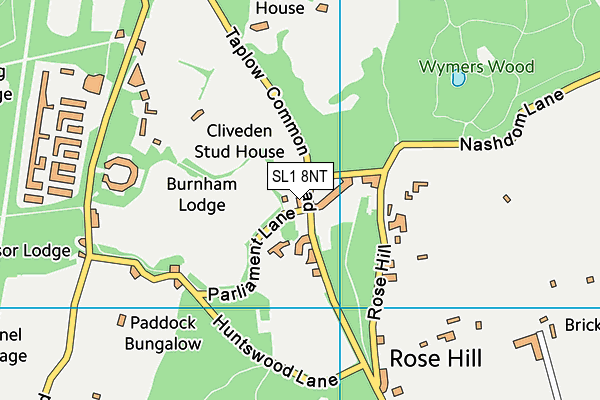 SL1 8NT map - OS VectorMap District (Ordnance Survey)