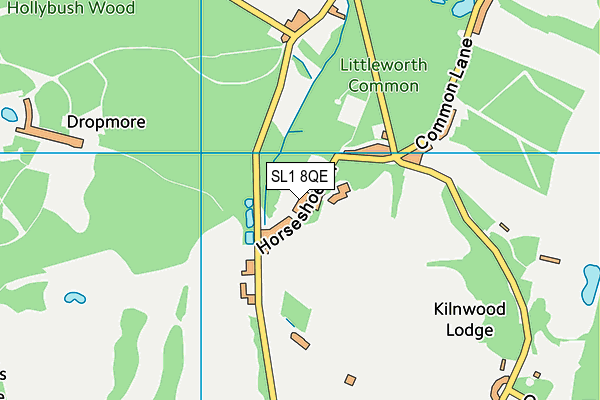 SL1 8QE map - OS VectorMap District (Ordnance Survey)