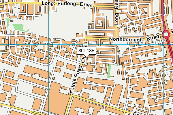 SL2 1SH map - OS VectorMap District (Ordnance Survey)