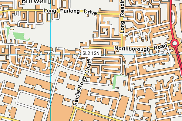 SL2 1SN map - OS VectorMap District (Ordnance Survey)