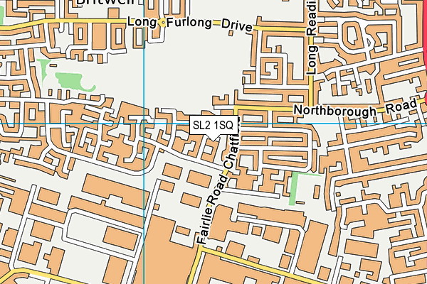 SL2 1SQ map - OS VectorMap District (Ordnance Survey)