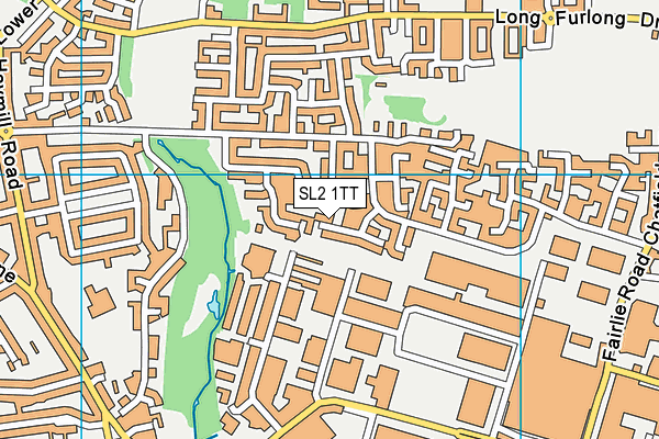 SL2 1TT map - OS VectorMap District (Ordnance Survey)