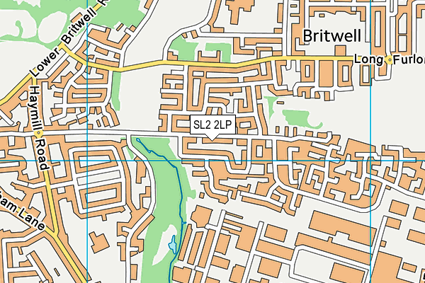 SL2 2LP map - OS VectorMap District (Ordnance Survey)