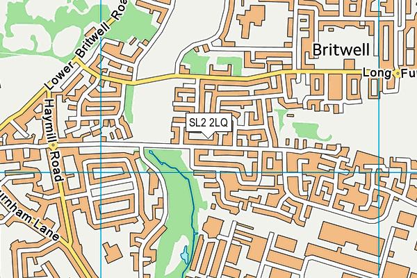 SL2 2LQ map - OS VectorMap District (Ordnance Survey)