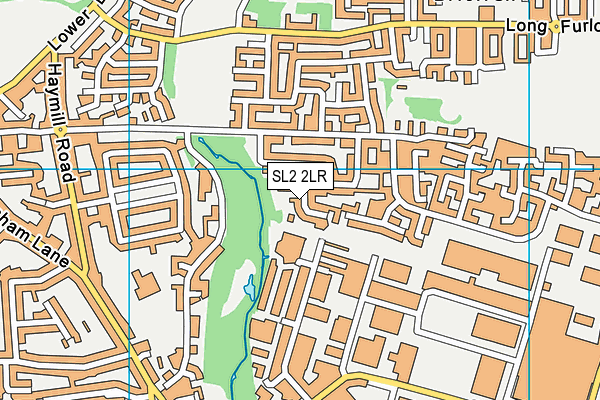 SL2 2LR map - OS VectorMap District (Ordnance Survey)