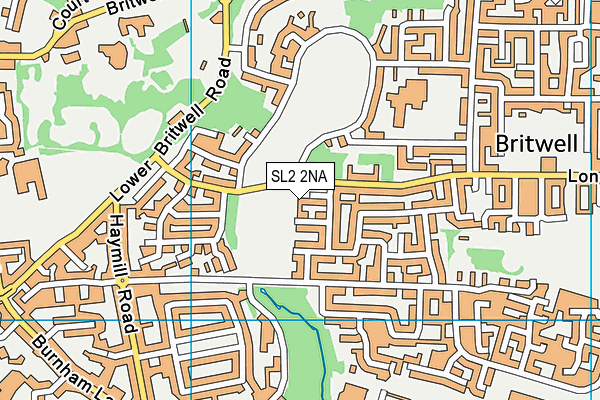 SL2 2NA map - OS VectorMap District (Ordnance Survey)