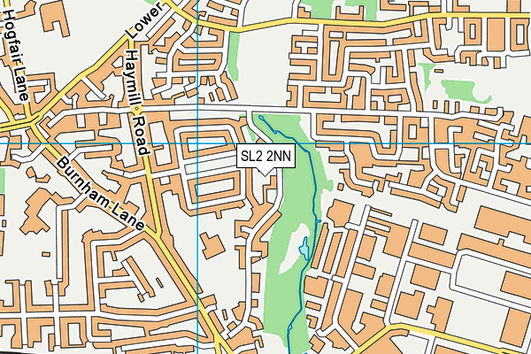 SL2 2NN map - OS VectorMap District (Ordnance Survey)