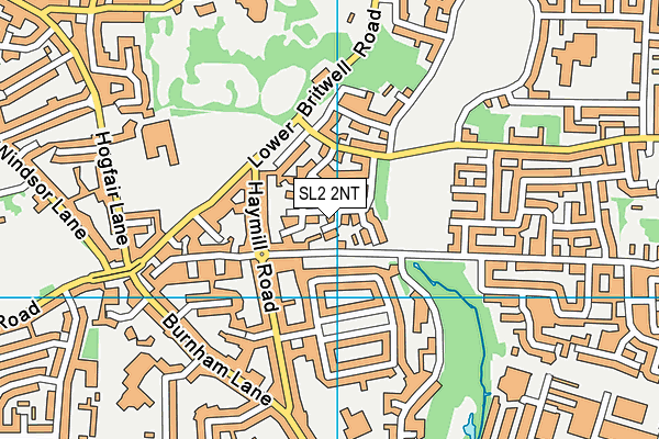 SL2 2NT map - OS VectorMap District (Ordnance Survey)