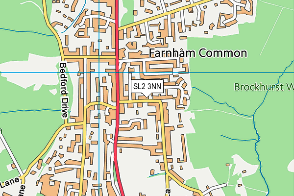 SL2 3NN map - OS VectorMap District (Ordnance Survey)