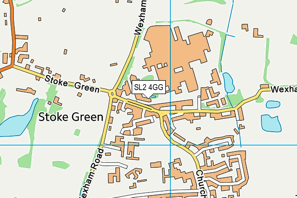 SL2 4GG map - OS VectorMap District (Ordnance Survey)