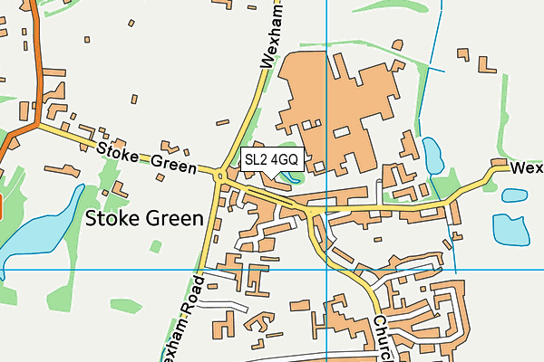 SL2 4GQ map - OS VectorMap District (Ordnance Survey)
