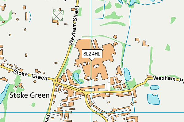 SL2 4HL map - OS VectorMap District (Ordnance Survey)