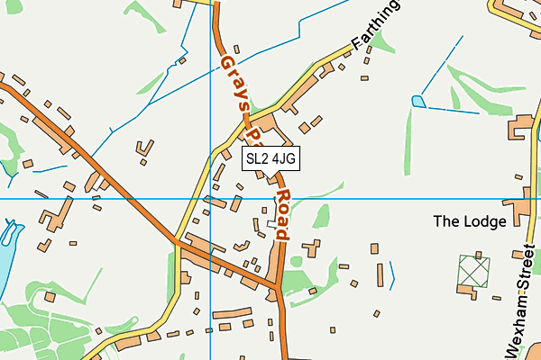 SL2 4JG map - OS VectorMap District (Ordnance Survey)