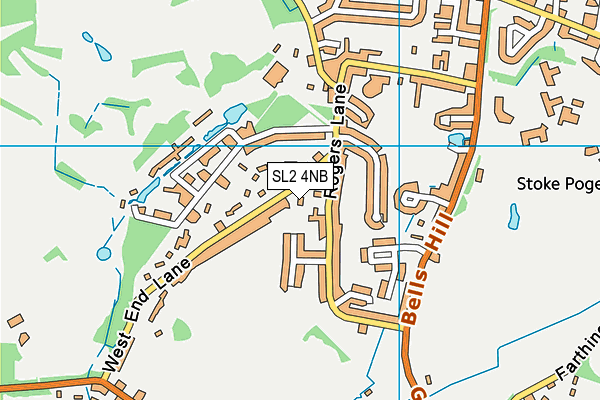 SL2 4NB map - OS VectorMap District (Ordnance Survey)