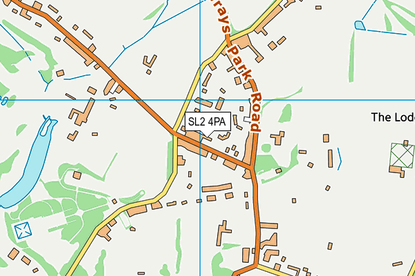 SL2 4PA map - OS VectorMap District (Ordnance Survey)