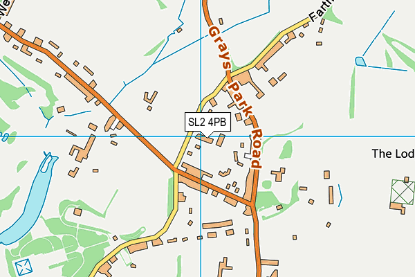 SL2 4PB map - OS VectorMap District (Ordnance Survey)