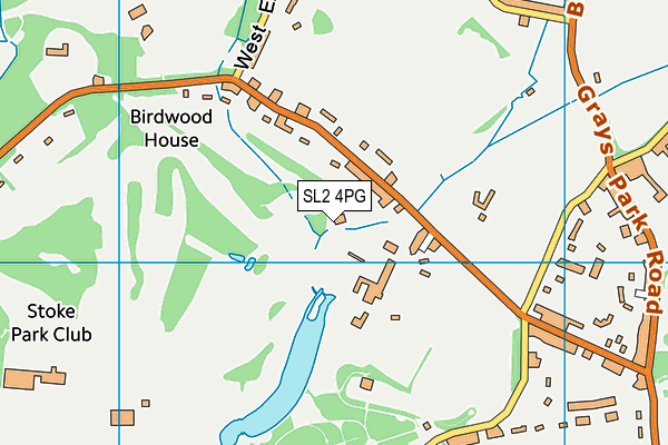 SL2 4PG map - OS VectorMap District (Ordnance Survey)