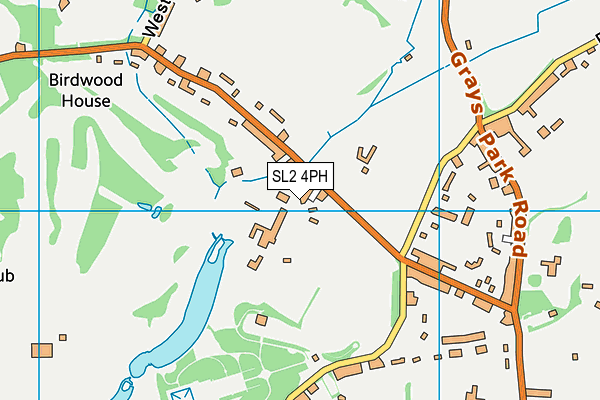 SL2 4PH map - OS VectorMap District (Ordnance Survey)