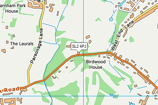 The South Buckinghamshire map (SL2 4PJ) - OS VectorMap District (Ordnance Survey)