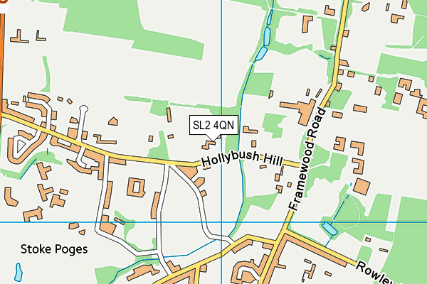 SL2 4QN map - OS VectorMap District (Ordnance Survey)