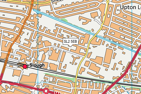 SL2 5EB map - OS VectorMap District (Ordnance Survey)